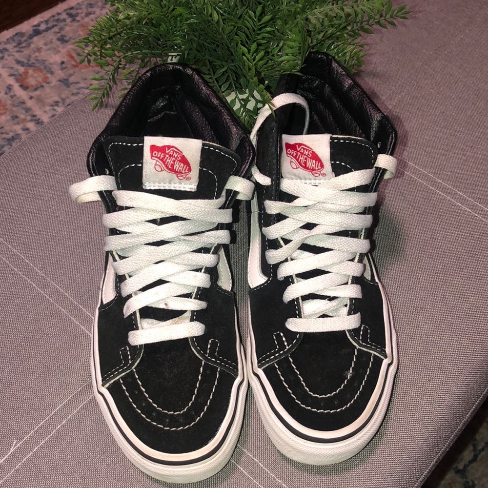 Vans high top suede sneaker